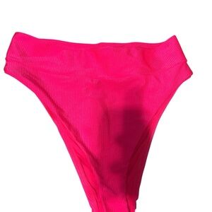 Aerie Pink High-Cut Bikini Bottom